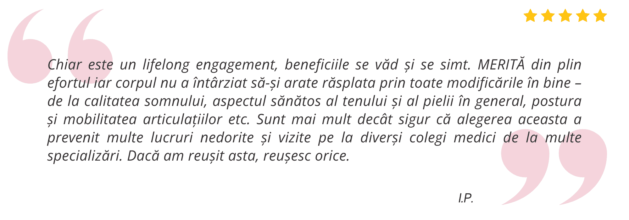 Testimonial pacient Dr. Elena Țambrea 3