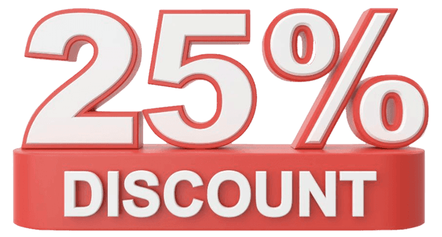 25% Discount